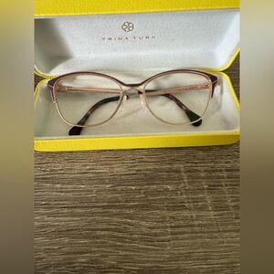 Trina Turk Cat Eye Glasses with Case